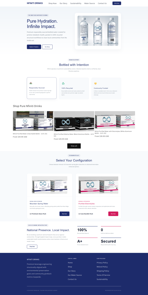 Nfiniti Drinks — Design & Development